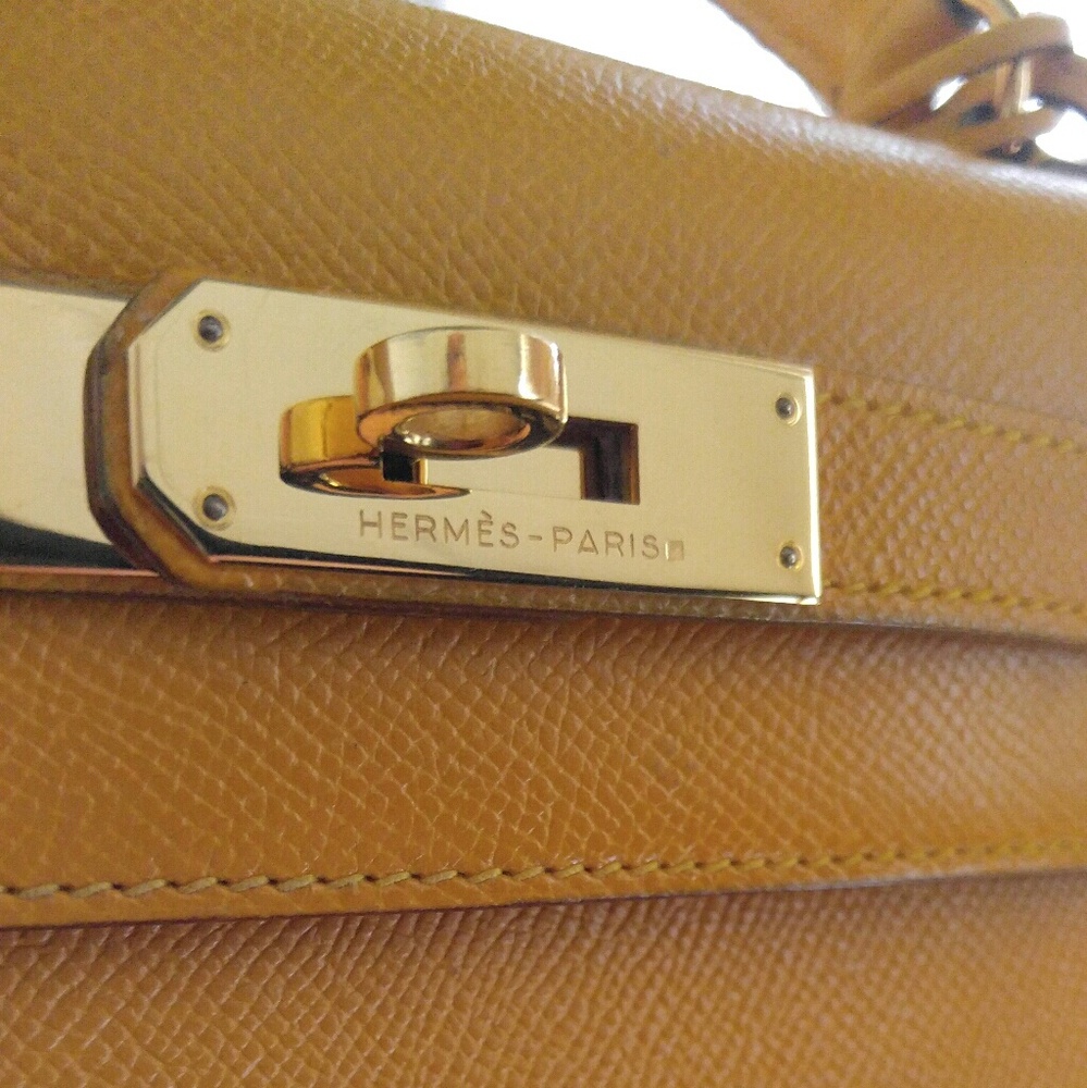 🔗SOLD🔗Hermès Kelly Bag- Jaune Courchevel, GHW - Picture 2 of 8